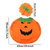Halloween Kreatywny Design Kostium Dyni Kostium Dyni dla Dorosłych Zestaw Torba Kapelusz Makijaż Bal Festiwalowy Kostium na Występ