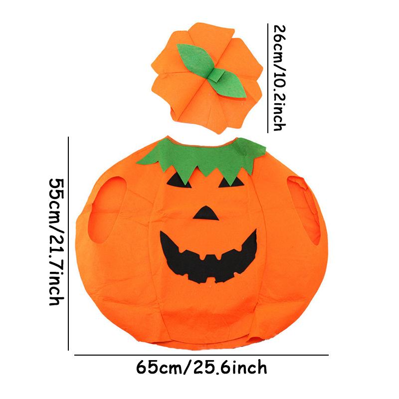 Halloween Kreatywny Design Kostium Dyni Kostium Dyni dla Dorosłych Zestaw Torba Kapelusz Makijaż Bal Festiwalowy Kostium na Występ