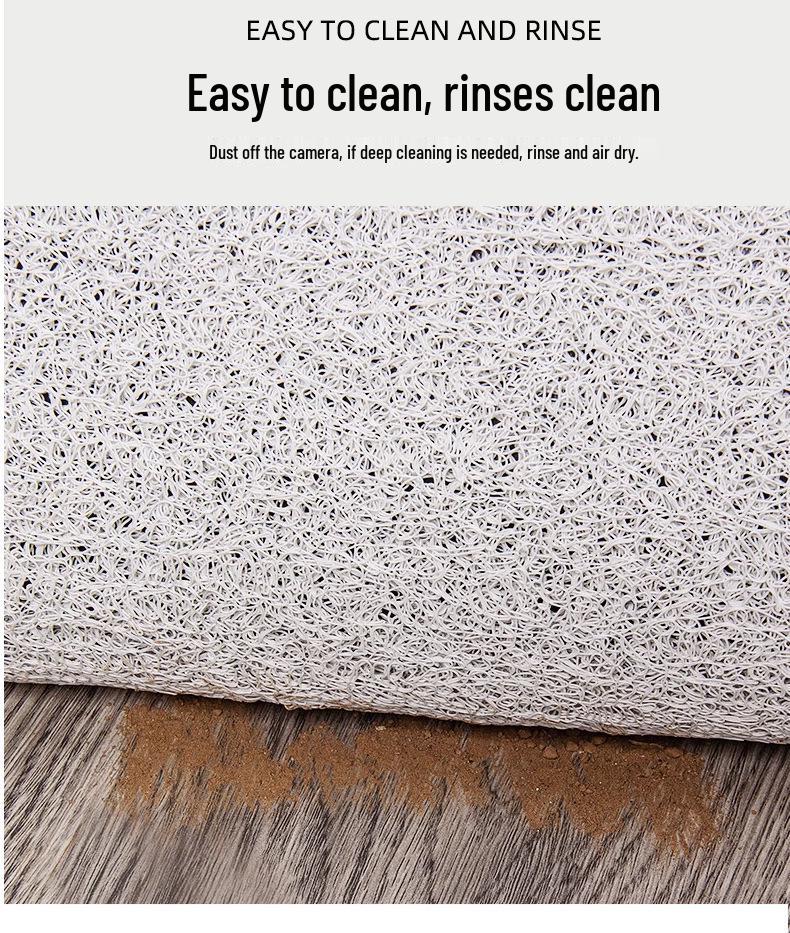 Cartoon Cute Non-Slip, Easy-Clean Entrance Coir Mat - Wear & Dirt Resistant, Cuttable Carpet for Hallways
