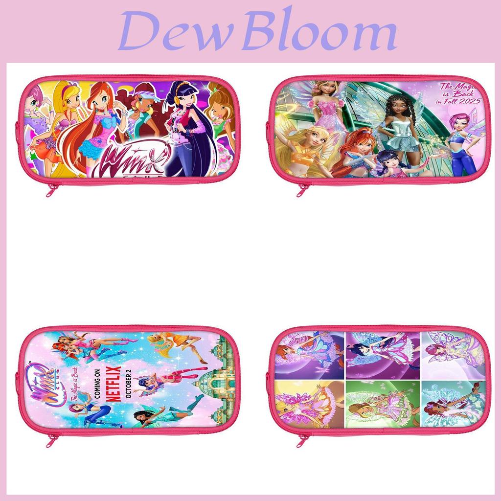 Astuccio Winx Club Organizzatore a Doppio Strato per Studenti e Bambini