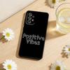 Handwritten Quote Art Phone Case For Samsung S26,S25,S24,S21,S22,S23,S30,Ultra,S20,Plus,Others Soft Black Cover