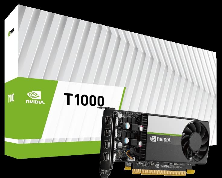 

Відеокарта NVIDIA T1000 8 ГБ GDDR6 SDRAM на архітектурі Turing GPU []ELSA ENQT1000-8GER