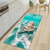 1Pcs Beach Soft Stones Pattern Floor Mat Modern Kitchen Polyester Rug Non-Slip Colorful Indoor Carpet, For Home Bathroom Bedroom Living Room Decor