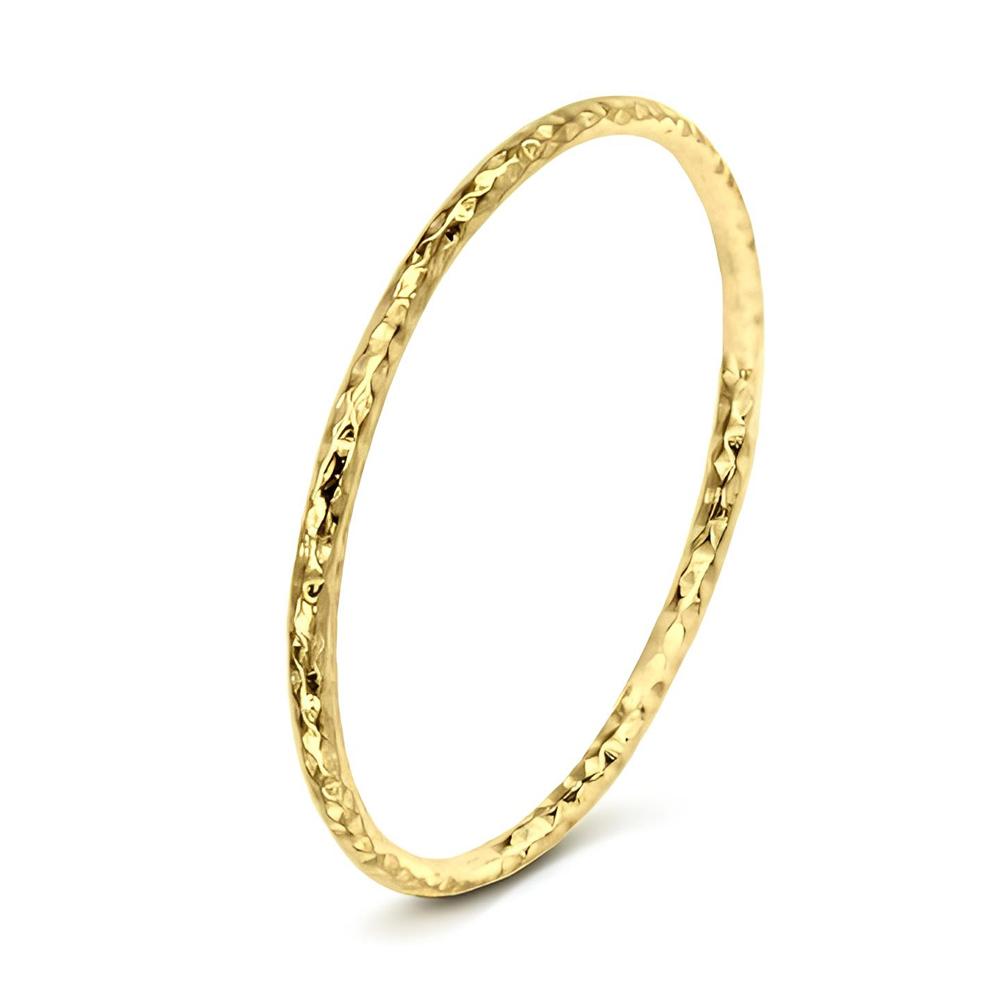 Korean Style 1mm Thin Stackable Joint Rings Simple Gold Color Stainless Steel Jewelry for Women Girl Size 5-10