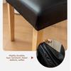 Durable Elastic Stretch Jacquard Chair Cushion Cover Waterproof Solid Color Elastic Chair Cover PU Leather Seat Covers Home
