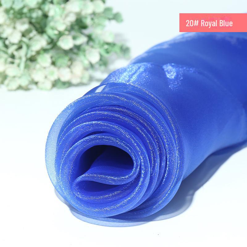 Verschlüsselter Glitzer-Organza Transparentstoff für Babykleider und Hochzeitsdekoration