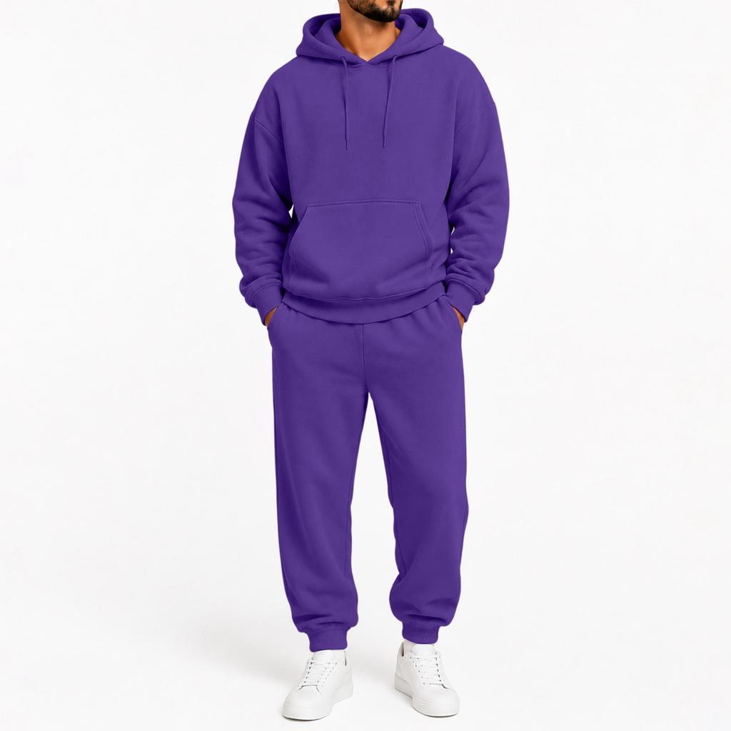 Men's Pullover Hoodie Athletic Sweatshirt for Sports and Casual Wear