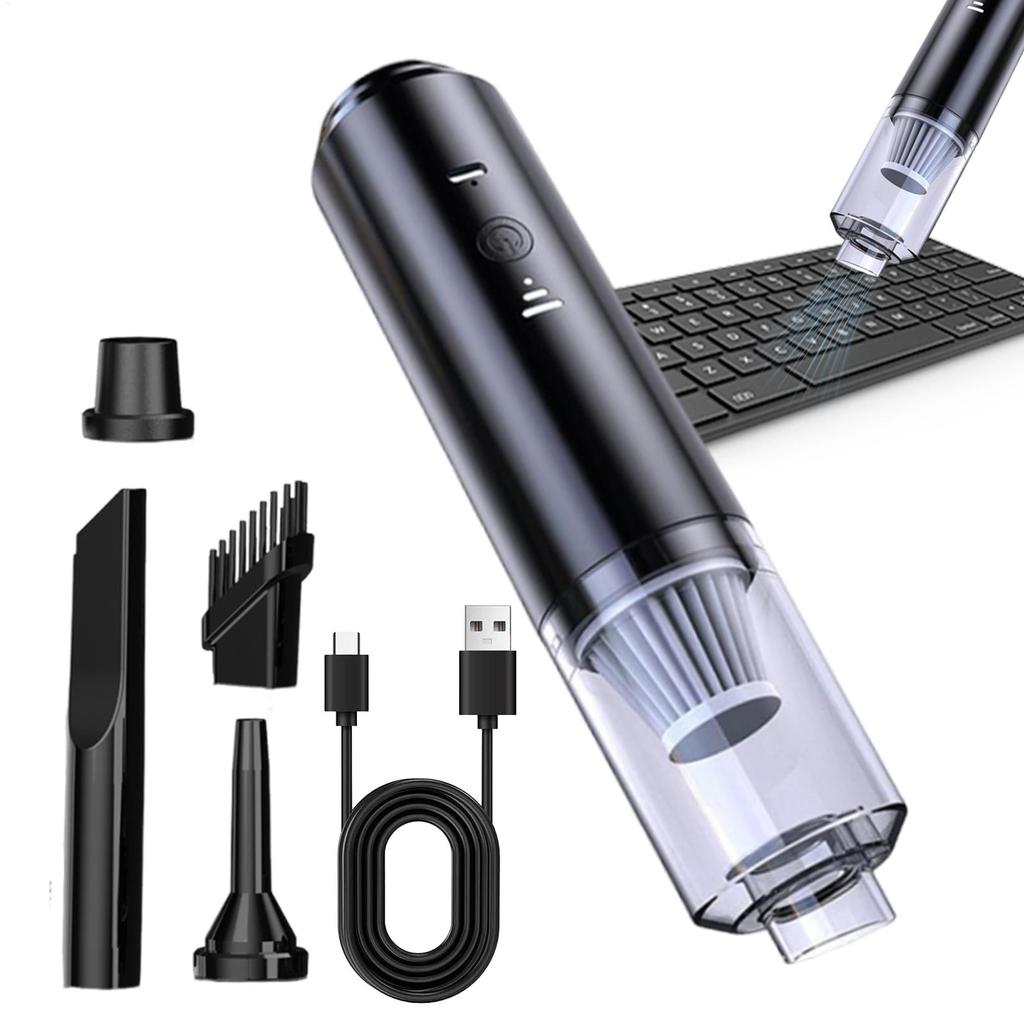 Cordless Car Vacuum Handheld Vehicle Vacuum Small Deep Cleaning Machine Silent for Home Couch Truck Carpet Sedan Sofa Bed