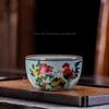 100ml/160ml  Large Capacity Chinese Retro Rooster Pattern Master Cup with Ice Cracked Tea Cup for Nurturing Tea Cup Accessories