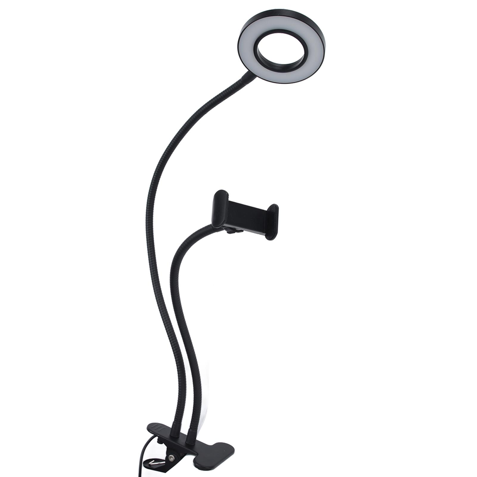 

Mobile Phone Live Lighting 3 Colour Adjustable Angle Light Multifunction USB Power Supply Selfie Rings Light