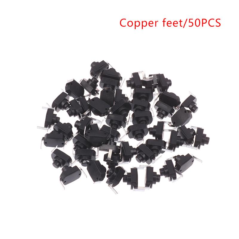 1208Yd 1288Bm Mini Druckschalter Selbstverriegelnder Schalter Rastender Ein/Aus-Schalter Mikroschalter für Elektrische Taschenlampe