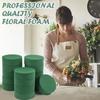 10PCS Round Floral Foam Blocks Fresh-Keeping Foam Floral Foam Brick DIY Flower Arrangement Kit Green Artificial Flower Mud