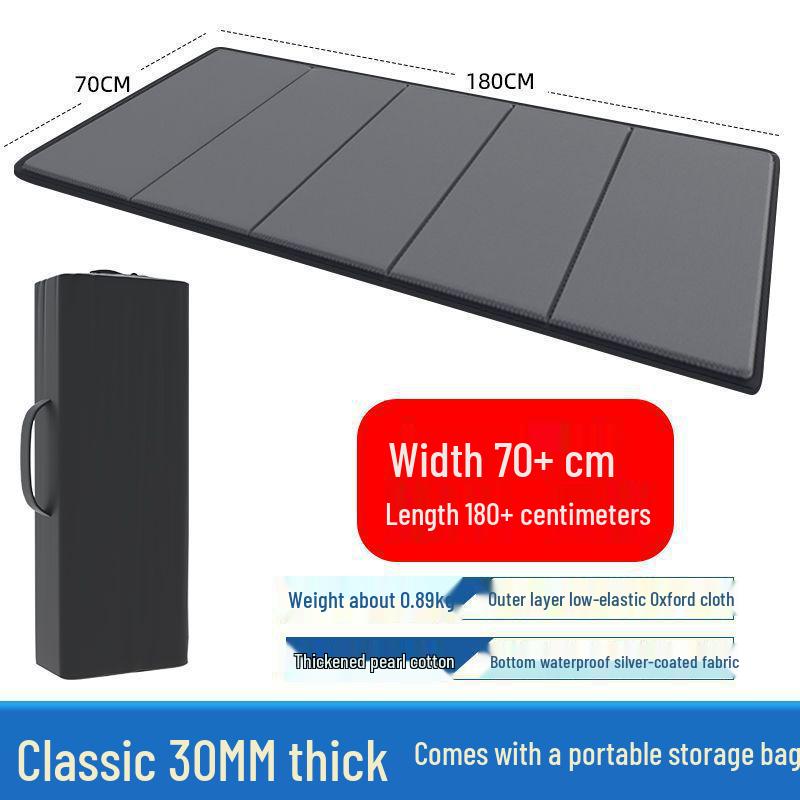 Thickened Waterproof Folding Sleeping Pad: Moisture-Proof Yoga and Nap Mat for Camping and Office Use