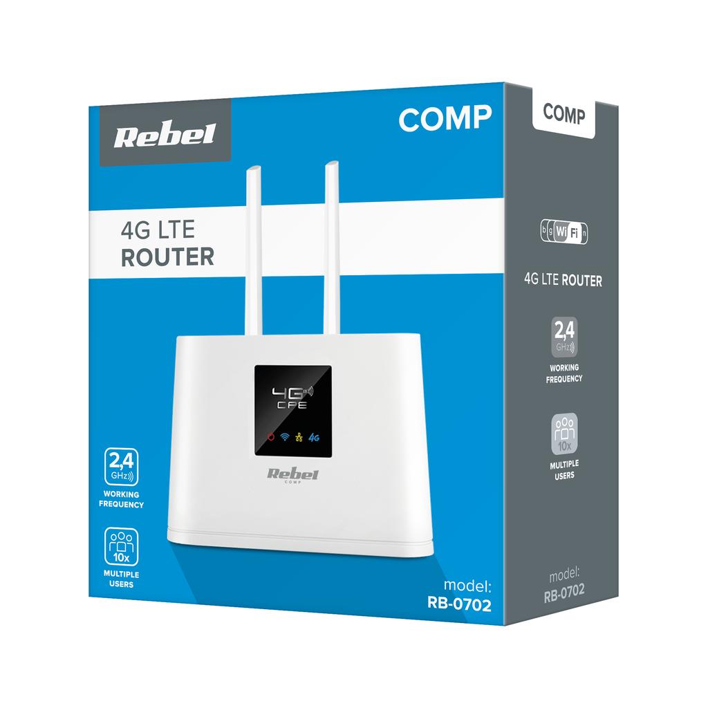 Router 4G LTE na kartę micro SIM LAN Rebel