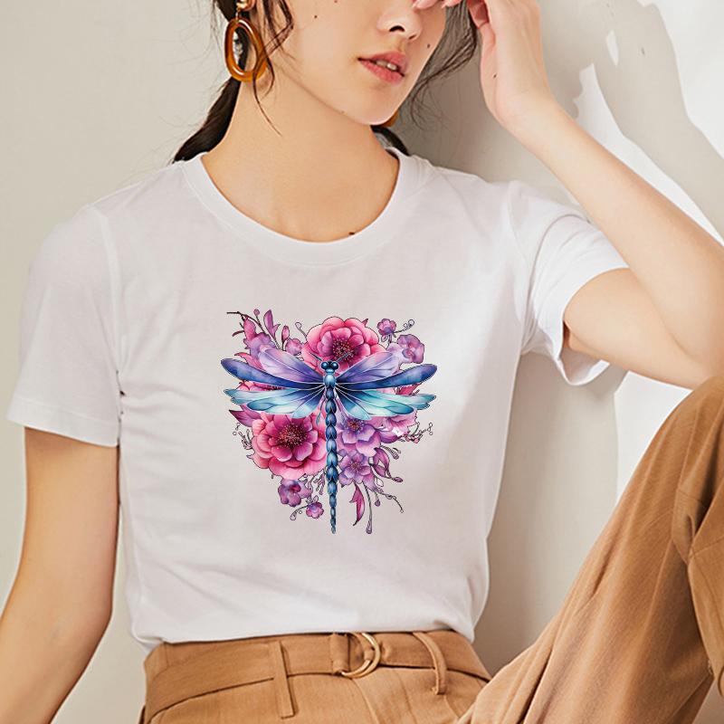 Watercolor Dragonfly Thermal Patch A-Level Washable Thermal Press Diy Vinyl Hoodies Tops Clothing Patches Print On T-Shirt Jeans