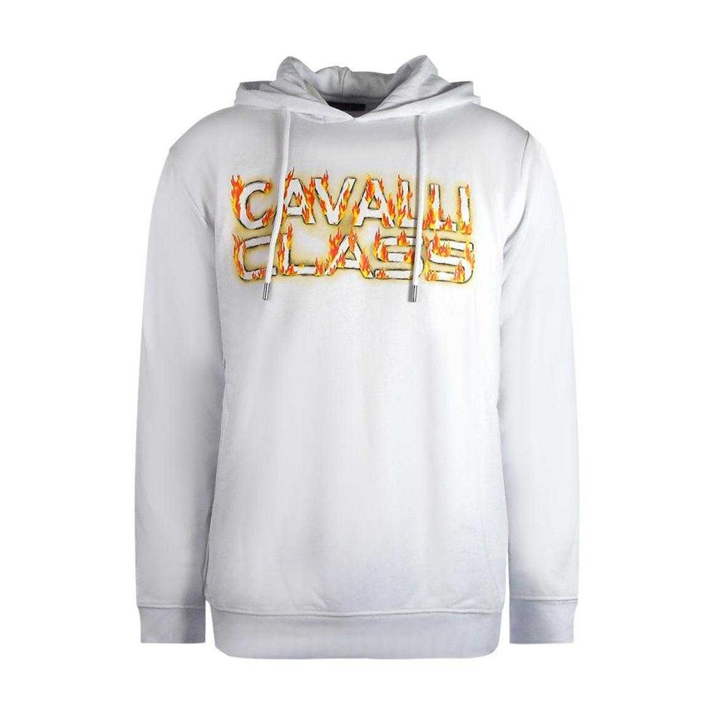 Cavalli Class Mens Fire Logo Hoodie