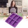Flexible Silicone Silicone Soap Mold 6-Cavity Design Soap Mold Shell Cake Mold Set DIY Baking