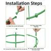 10Layers Plant Support Pile Stackable Flower Ring Support Rack  Indoor Flower Plants