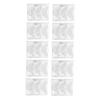 100 Sheet Micropore Mouth Tape Adhesive PE Micropore Mouth Sticker for Children Adults Transparent White