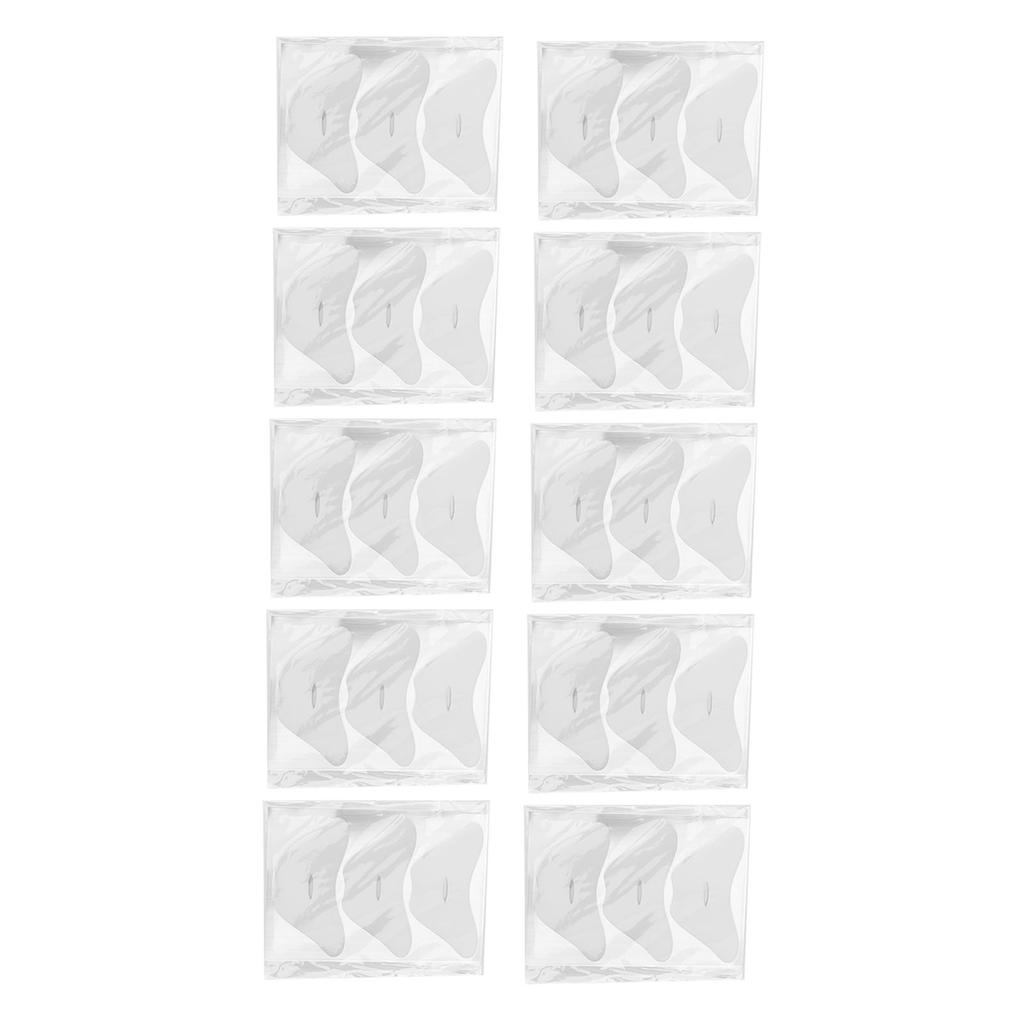 100 Sheet Micropore Mouth Tape Adhesive PE Micropore Mouth Sticker for Children Adults Transparent White