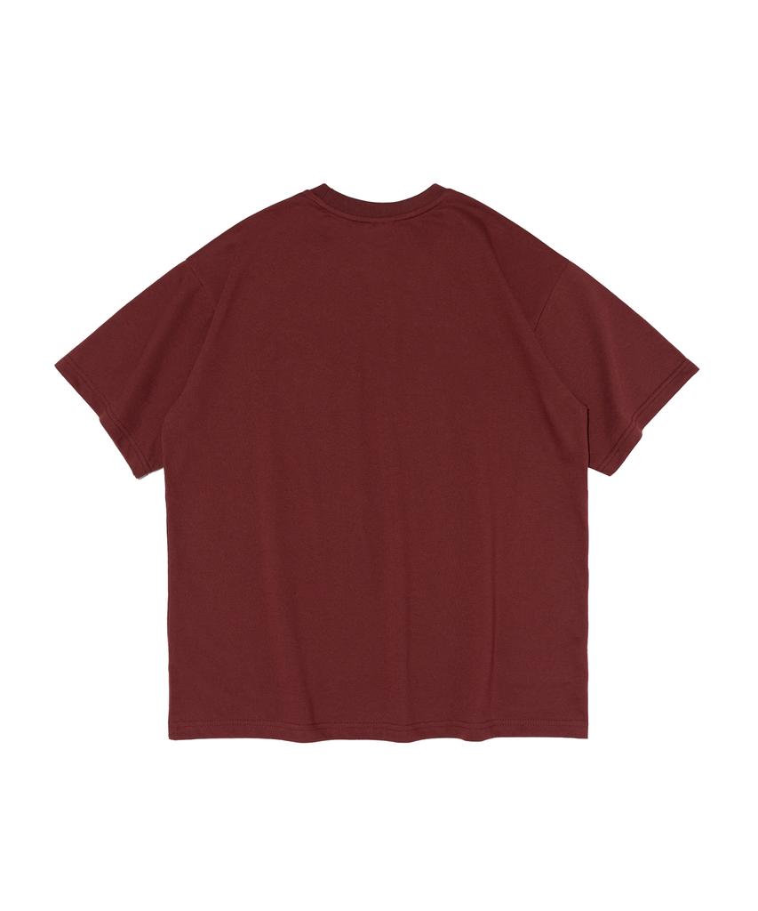 OTHERFITS No-Vision Short Sleeve T-Shirt (Wine)