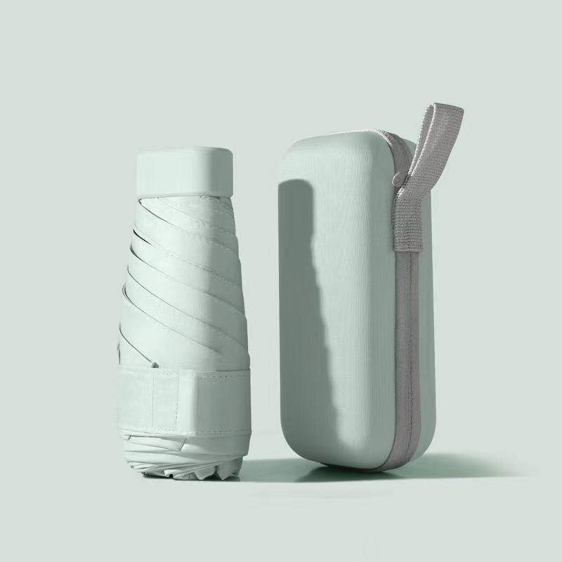 Women's UV Protection Foldable Sunshade Umbrella - Compact, Dual-Use for Sun & Rain