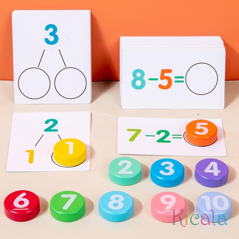 Mathematical Operation Cards For Early Childhood Education Cards For Children's Enlightenment And Intellectual Development Toys