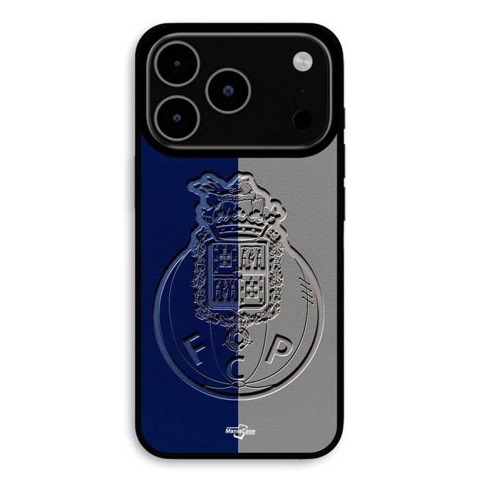 Coque Pour iPhone 17 Pro Max FCP Porto Fond bleu et gris Maniacase