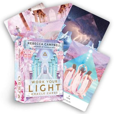 Hojas de cartas del Tarot del Oráculo de 11 x 6,5 cm para trabajar la luz. Juegos de mesa de cartas del Oráculo.