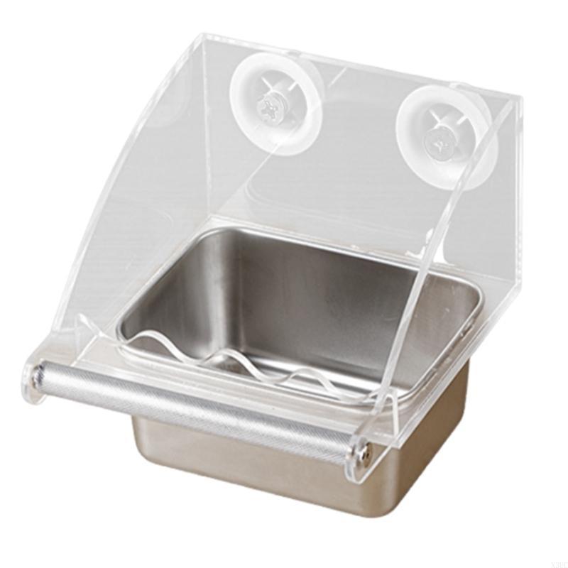 Large Capacity Bird Feeders Hygienic Bird Feeding Bowl Bird Feeders Water Drinker for Budgies and Small Birds X3UC