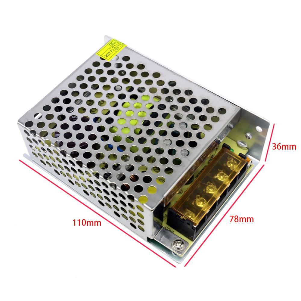 AC 100 240V'den DC 5V 10A 50W Voltaj Dönüştürücü Düzenlenmiş Anahtarlamalı Güç Kaynağı Adaptörü Dönüştürücü Şerit Işıklar İçin