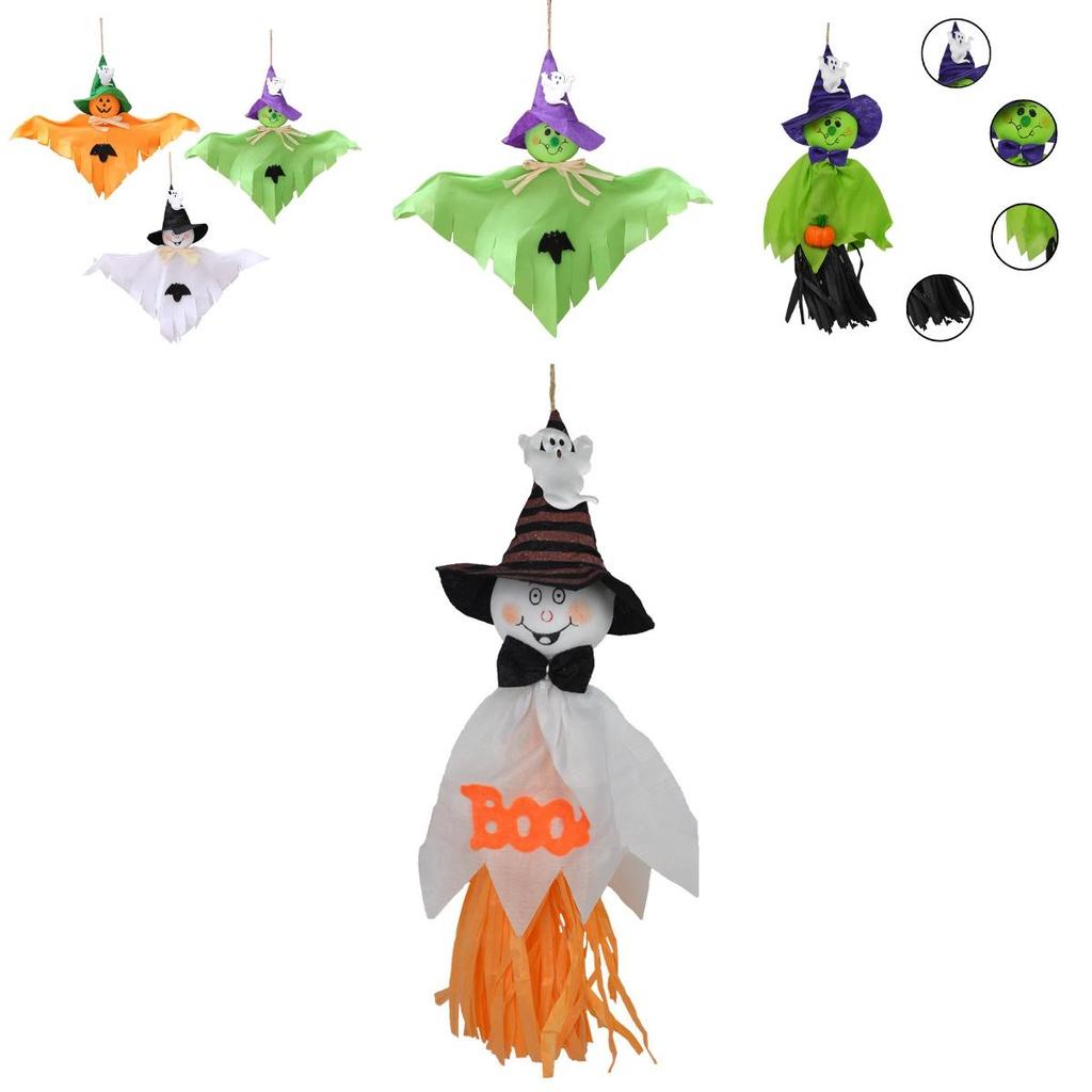 Halloween Ghost Witch Hanging Decor Wall Ornaments For Party Props