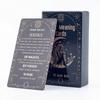 Significado Cartas de Tarot Baralho de 78 Cartas Edição Inglês Visions Divination Jogo de Tabuleiro para Iniciantes Tamanho de Bolso Baralho de Tarot para Aprendizagem