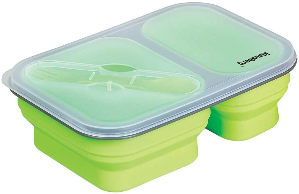SILICONE FOLDABLE LUNCH BOX KLAUSBERG KB-7023