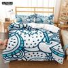 Cartoon Cute Print Digital Print Polyester Bedding Sets Child Kids Covers Boys Bed Linen Set For Teens Bedding Set