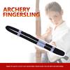 Adjustable Fingersling Archery Finger Sling for Recurve Bow Hunting Shooting Accessory Red L
