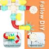 Baby Bath Toys Montessori Diy Pipes Tubes Water Spray Rotating Water Jet Game Bathtub Toy Spray Bathroom Toys Kids Gift