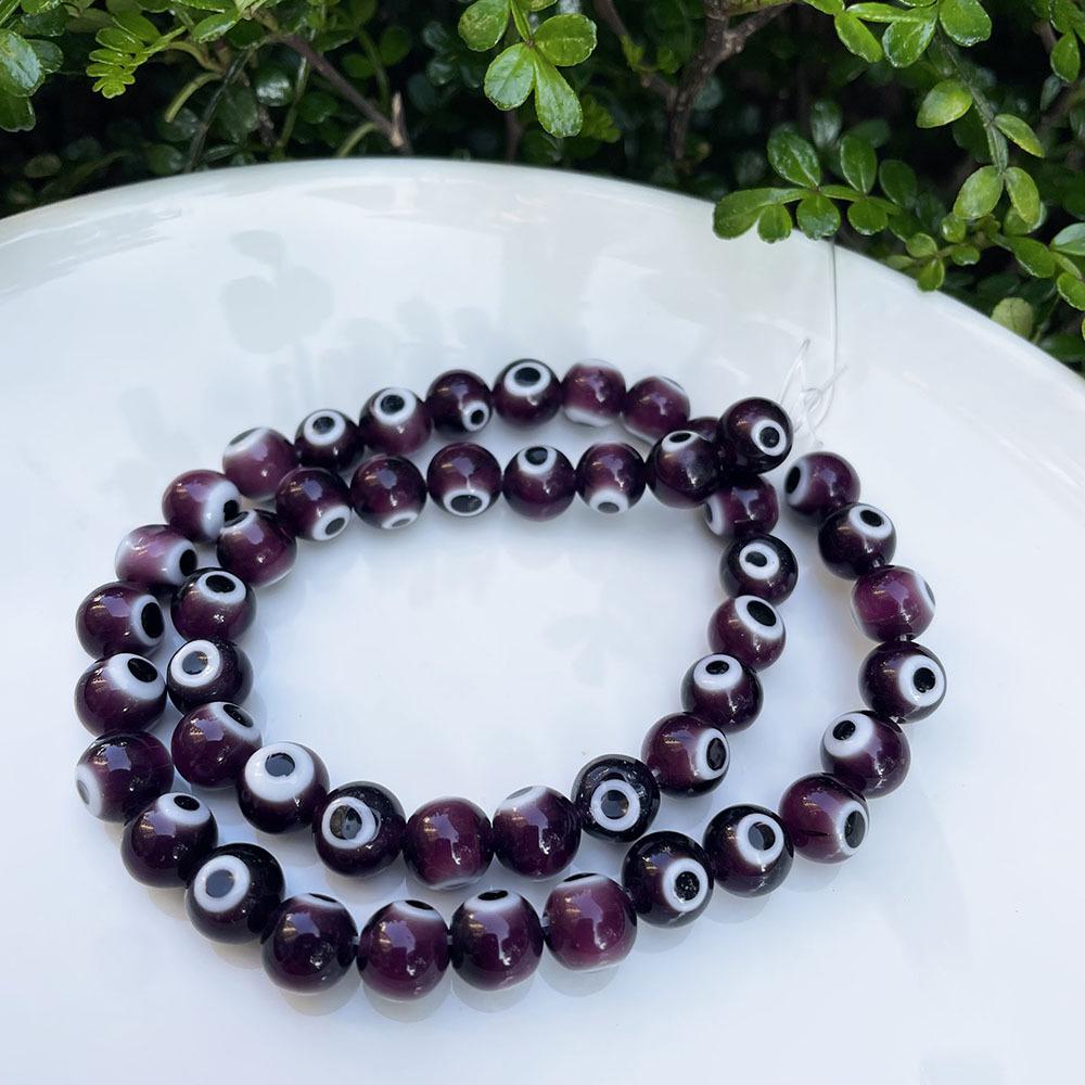 

8mm Millefiori Devil Eye Glass Beads for DIY Bracelets & Necklaces