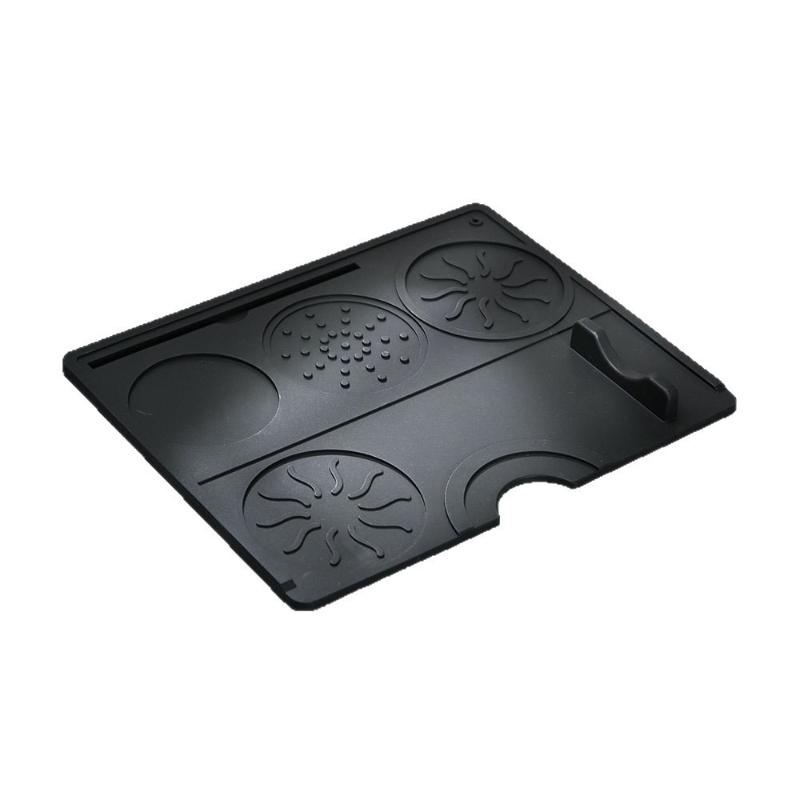 1pc Coffee Utensils Tamper Mat Food Grade Silicone Pad Non Slip Protective Pad Coffee Powder Pad Storage Mat