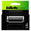 Rasierer für Gillette Labs Rasierklingen Nachfüllpackung 4 Stück