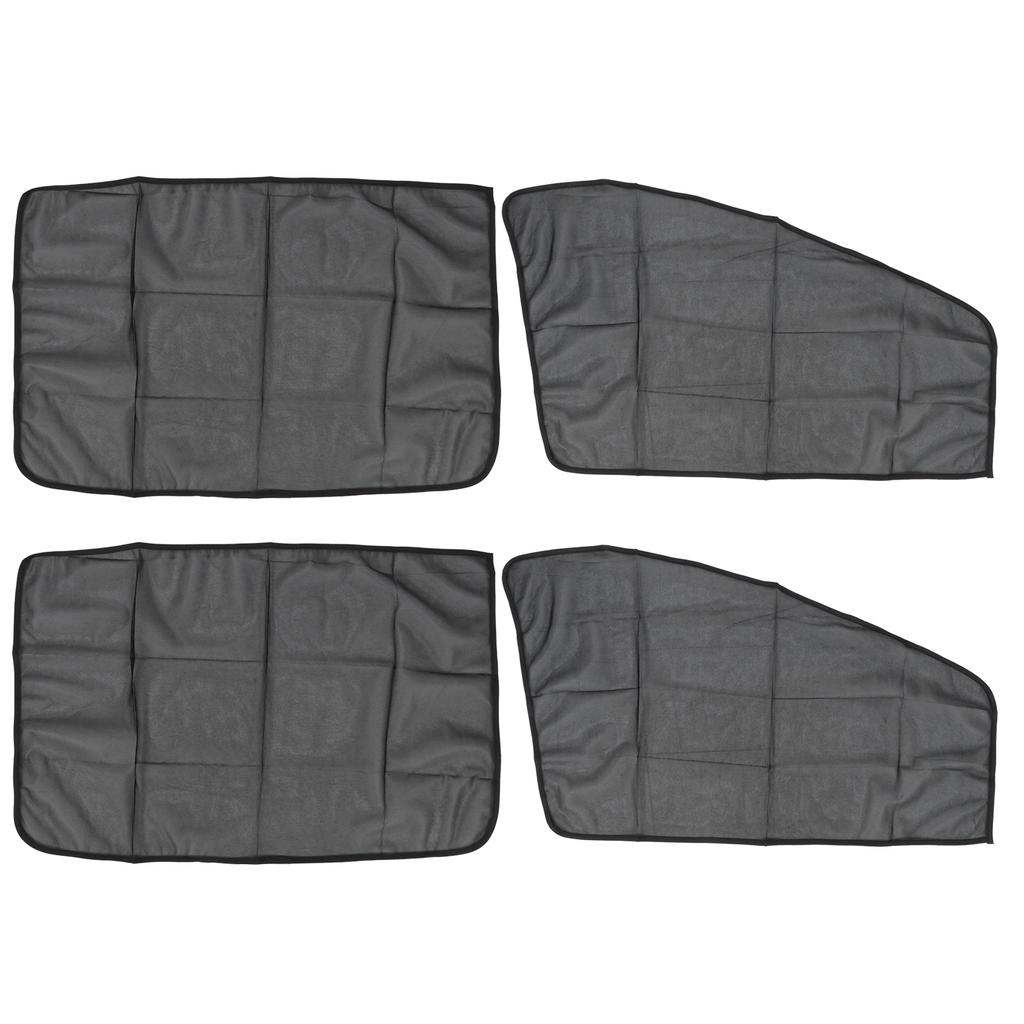 4 Pièces Pare-Soleil Magnétique Universel Protection UV Rideau de Fenêtre Latérale Avant Arrière de Voiture
