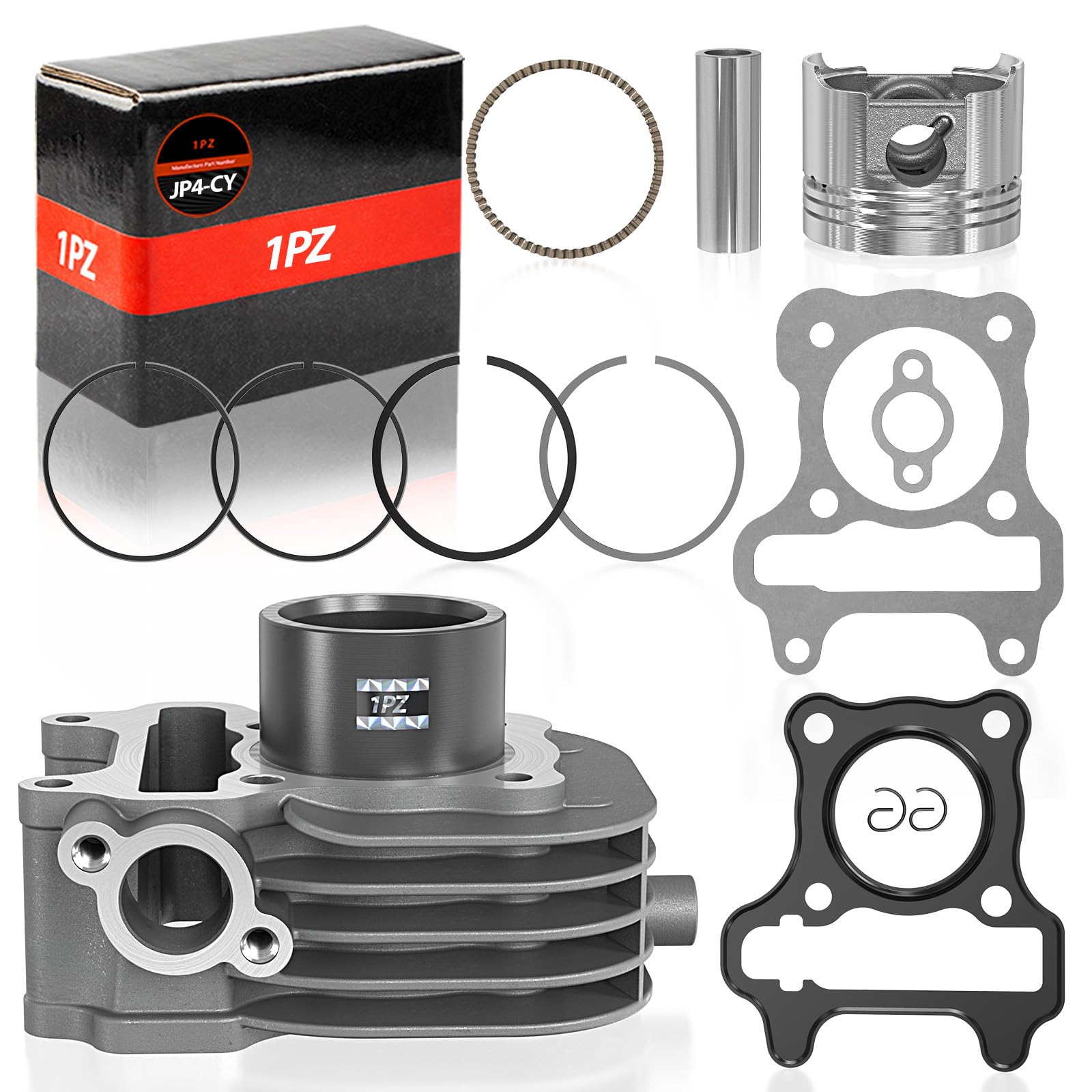 

1PZ JP4-CY8 Комплект цилиндров Suzuki Let s 4 Let s 4G Let s 5 Let s 5G Адрес V50 Адрес V50G CA41A 42A 43A 44A 45A 46A 47A Комплект для расточки цилиндров двигателя