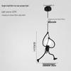 UOSU Nordic Industrial Iron Man Pendant Lamp