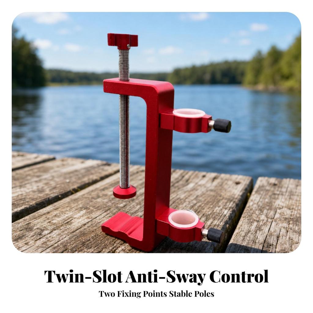 Réglable Fishing Umbrella Clamp with T-Handle Universel Support Pour Parapluie