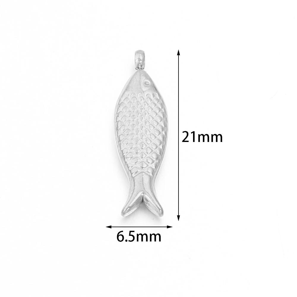 2Pcs Stainless Steel Marine Animal Pendant Dolphin Starfish Shell Shape Charms For Jewelry Making DIY Fashion Necklace Earrings