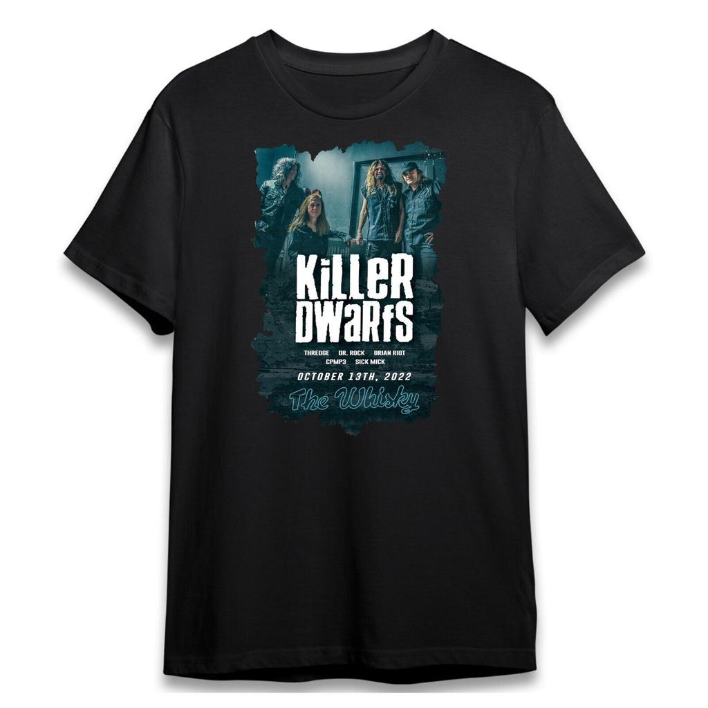 RARE Killer Dwarfs Tour Dates T - Shirt Vintage Unisex Cotton Gift For Fan S-5XL