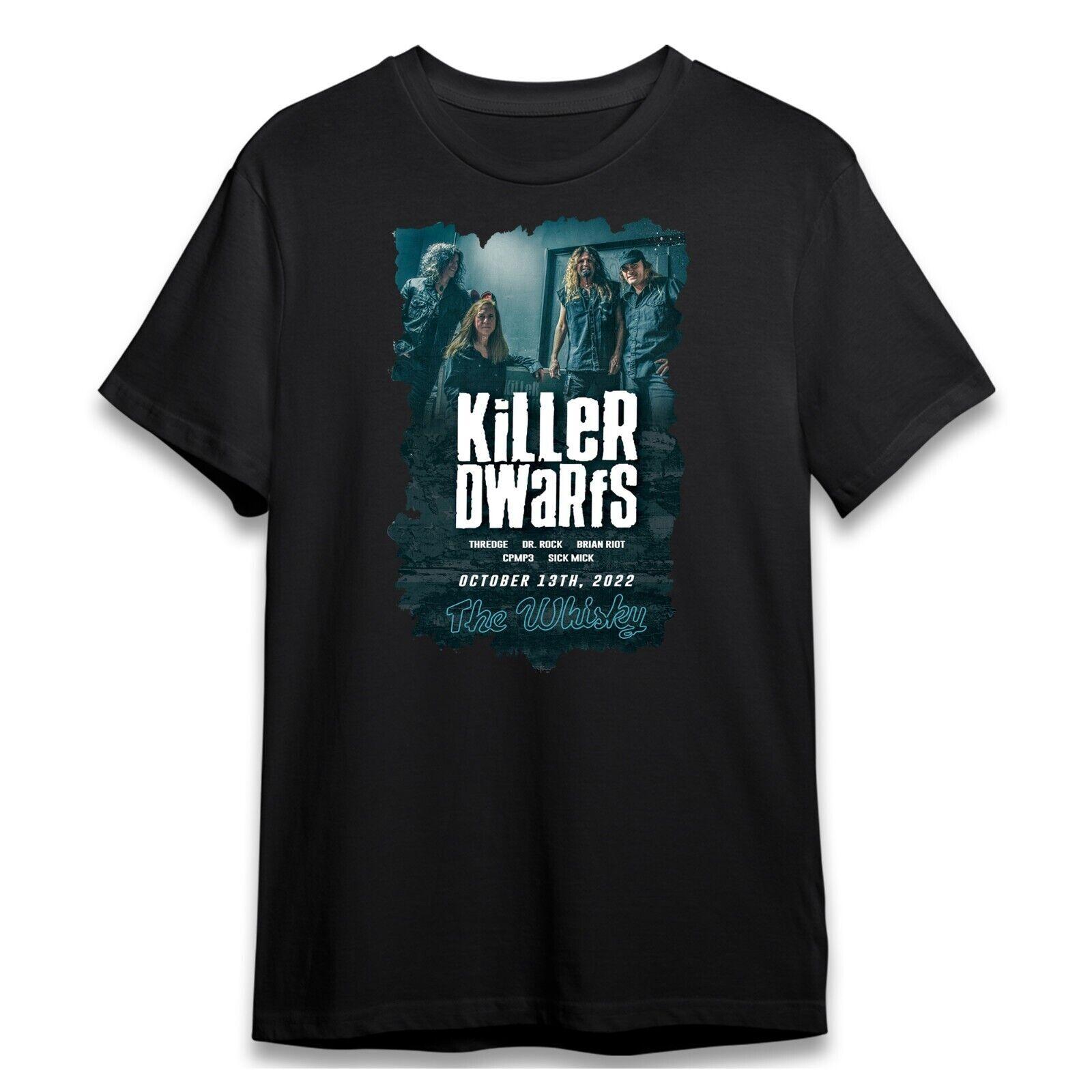 RARE Killer Dwarfs tour Dates T - Shirt Vintage Unisex Cotton Gift For Fan S-4xl 4XL