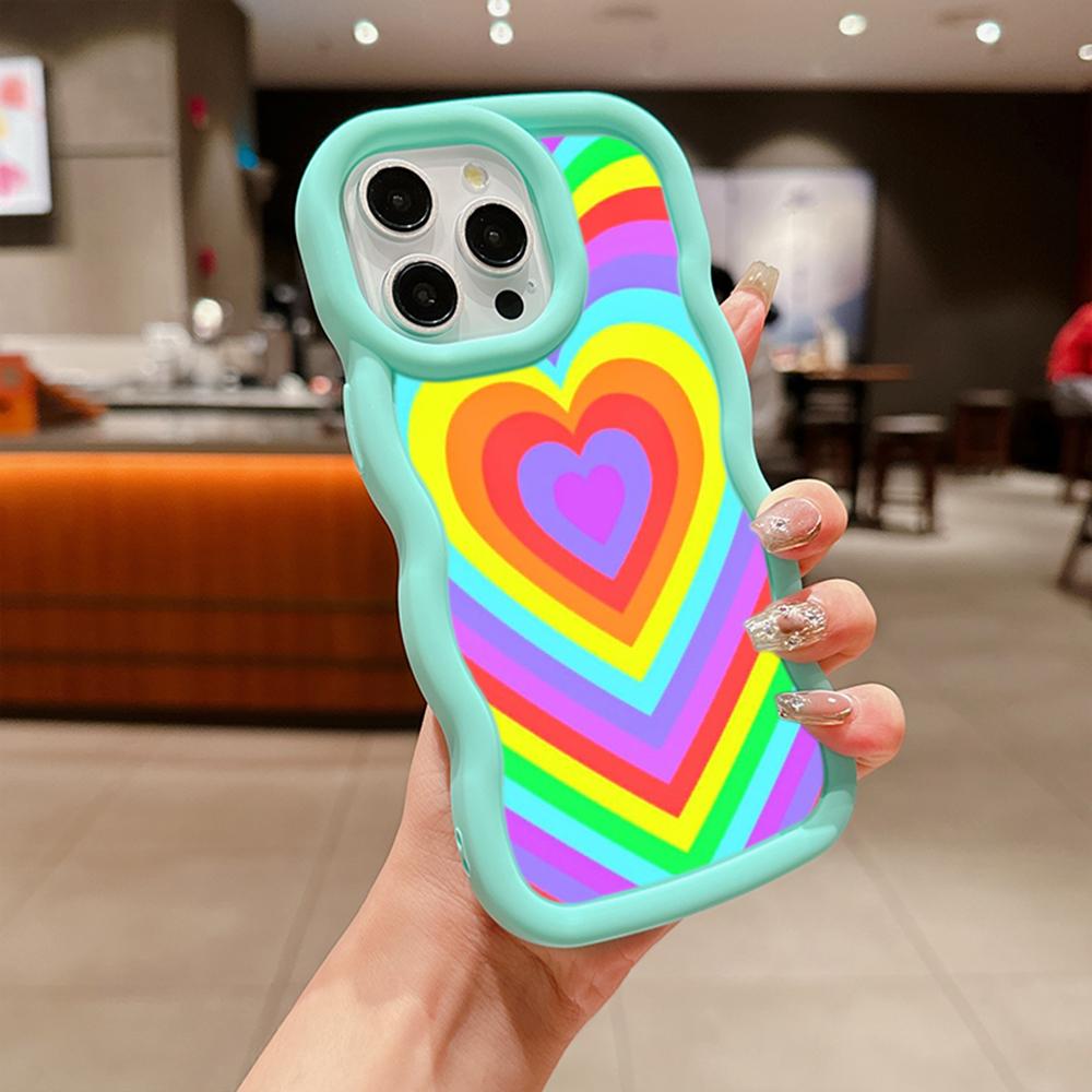 Ae93 Rainbow Art Design Protective Phone Cases for Xiaomi Poco X5 X3 M5s Redmi 13C 12C Note 13 Pro Plus 12S 10 Big Wave TPU Back Cover