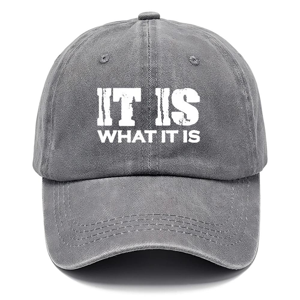 pc It Is What It Is Hat Casual Hats for Men Fashion Hat for Men Outdoor Casual Style Hat Adjustable Hat Breathable Lightw