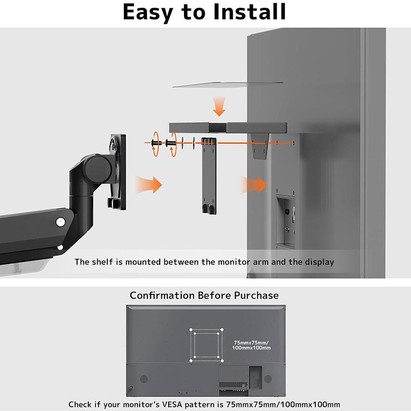 

Интерфейс Vesa Настольный компьютер Монитор ТВ Задний держатель ПК Экран Хранения Кронштейн Для Телевизионной Приставки Динамик Мини ПК